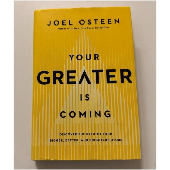 Your Greater Is Coming Joel Osteen Hardcover New Release Christian Motivational - Picture 1 of 3
